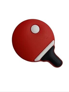 Ping Pong Paddle Croc Charm Table Tennis Sports Jibbitz Style Game Day Net Play